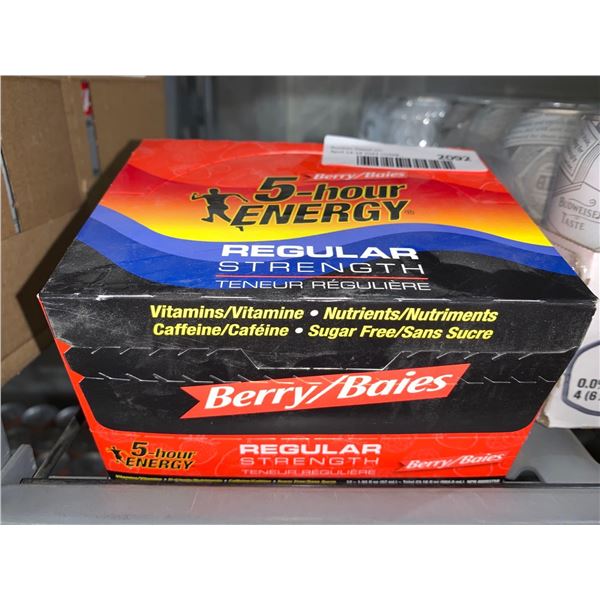 CASE LOT 5-Hour Energy Regular Strength Berry 12 x 57ml
