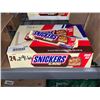 Image 1 : CASE LOT Snickers Almond Share Size Chocolate Bar 24 x 91.6g