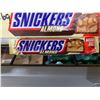 Image 2 : CASE LOT Snickers Almond Share Size Chocolate Bar 24 x 91.6g