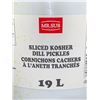 Image 2 : CASE LOT MR. SUB Sliced Kosher Dill Pickles 19L Pail
