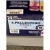 Image 2 : CASE LOT S.Pellegrino Essenza Carbonated Natural Mineral Water  3 Flavors 24 x 330ml