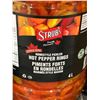 Image 2 : CASE LOT Styrub's Homestyle Pickled Hot Pepper Rings 4L