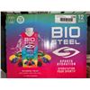 Image 1 : CASE LOT BIO Steel Sports Hydration Drink Rainbow Twist Flavor 12 x 500ml