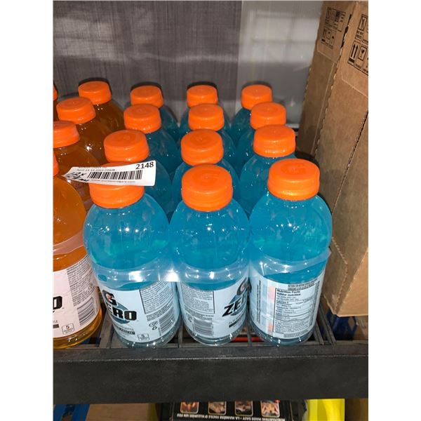 CASE LOT G Zero Glacier Freeze Flavor Electrolyte Beverage 12 x 591ml