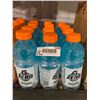 Image 2 : CASE LOT G Zero Glacier Freeze Flavor Electrolyte Beverage 12 x 591ml
