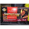 Image 2 : CASE LOT Pine Mountain Starter Logg Fire Starter Select a Size  6 4-start Packs = 24 Starts