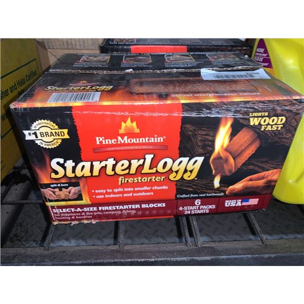 CASE LOT Pine Mountain Starter Logg Fire Starter Select a Size 6 4-start Packs = 24 Starts