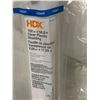 Image 2 : HDX Light 102in x 58.8ft Clear Plastic Sheeting 1 Clear Plastic Roll 500 Sq/Ft 2.5 Lb