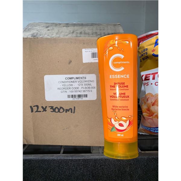 CASE LOT Compliments Essence Infuse The Volume Conditioner 12x300ml