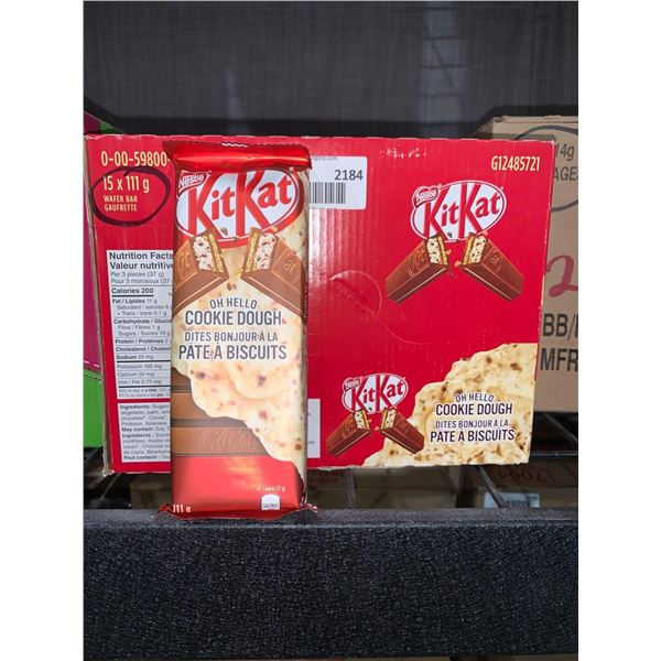 CASE LOT Nestle Kit Kat Oh Hello Cookie Dough Chocolate Bar 15 x 111g