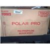 Image 1 : CASE LOT Polar Pro Polypropylene Medium Weight Plastic Forks 1000 White