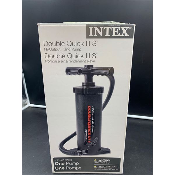 Intex Double Quick III S- Hi-Output Hand Pump