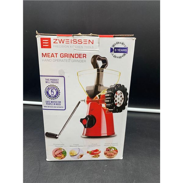 Zweissen Meat Grinder-Hand Operator