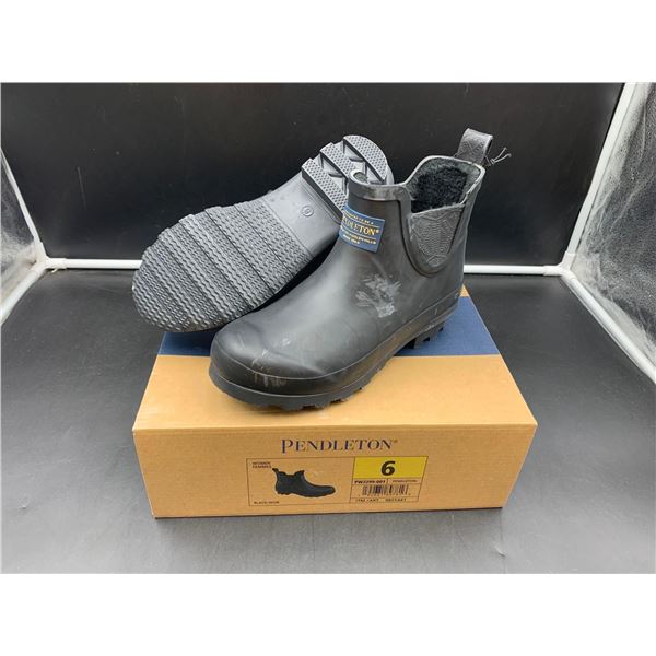 Pendleton Rain Boots (size 6) Black