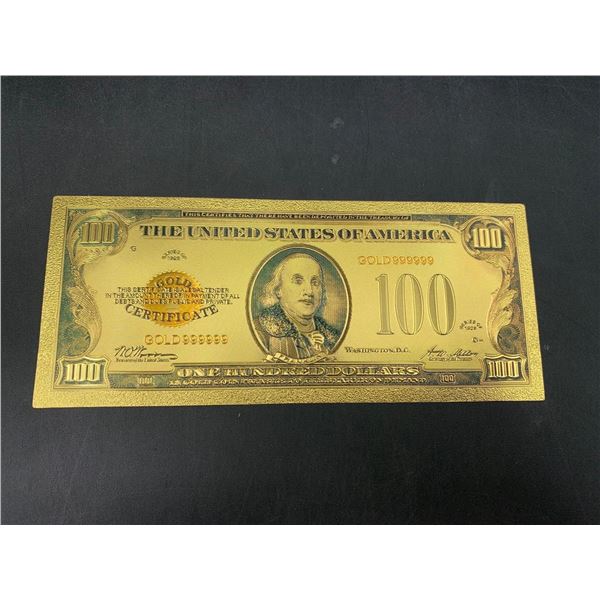 The United States of America Gold Certificate
