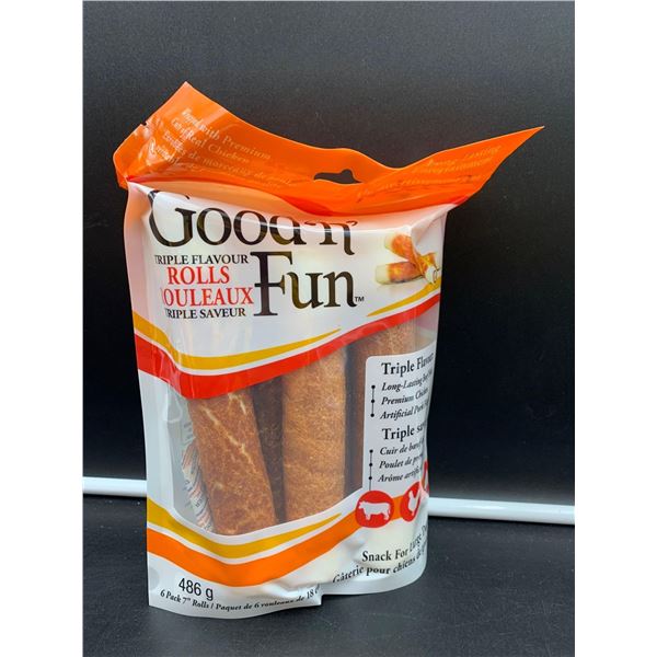 Good 'n Fun Large Breed Dog Treat Rolls (486g)