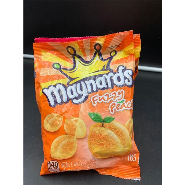 Maynards Fuzzy Peach Candy (5 x 185g) and Swedish Berries (2 x 185g)
