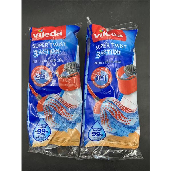 Vileda Super Twist 3 Action Refill Mop Heads (2ct)