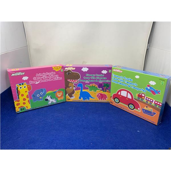Montoy Puzzles Lot Of 3