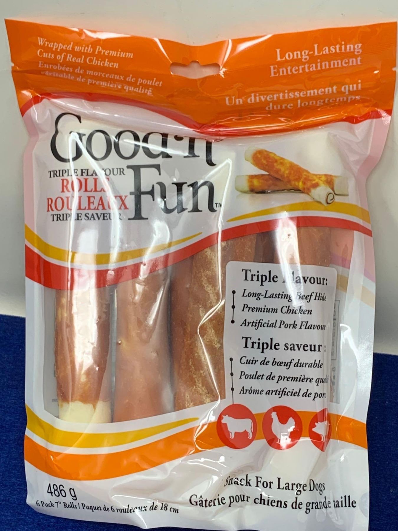 Good n Fun Triple Flavour Rolls 486g 6 Pack 7