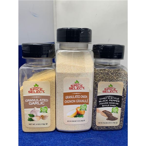 Lot Of 3 Assorted Spices