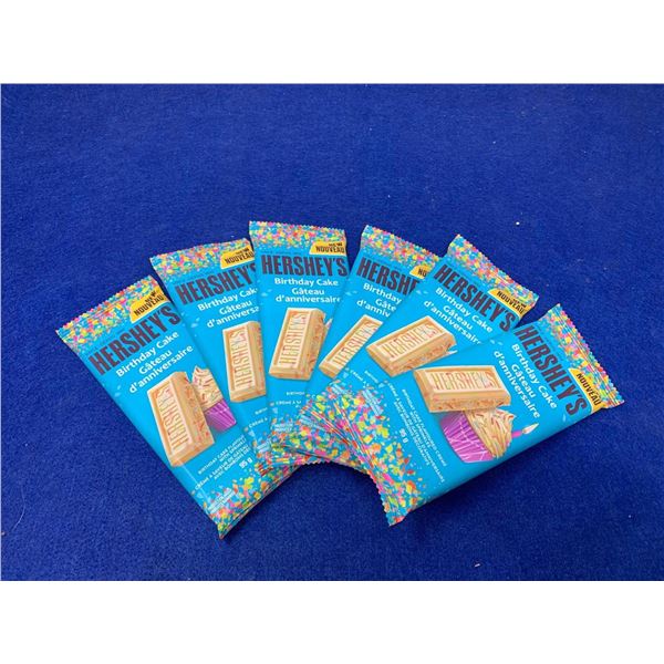 Lot Of 6 Hershey's Birthday Cake Bars (6 x 95g)