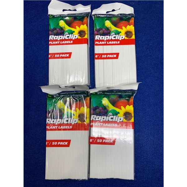 Rapiclip Plant Labels (4 x 50 Pack)