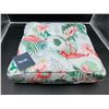 Image 1 : NEW - Style Selections Flamingo Design Chair Cushion 18x18.5x3"