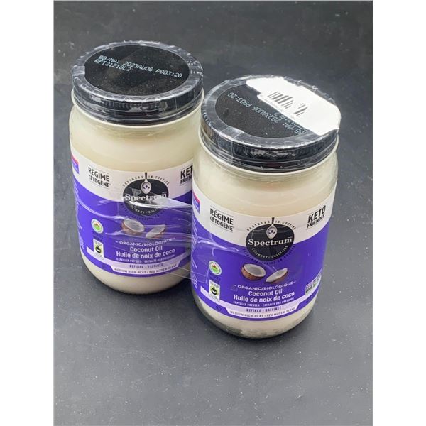 Spectrum Refined Organic Coconut Oil (2 x 414ml)