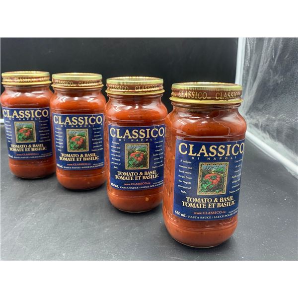 Classico Tomato & Basil Sauce (4 x 650ml)