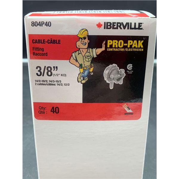 Iberville Pro Pak Cable Fitting (40ct)