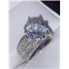 Image 2 : V.Wang Styled 1.8 Carat Brilliant Cut Solitaire Stone .925 Silver Engagement Ring