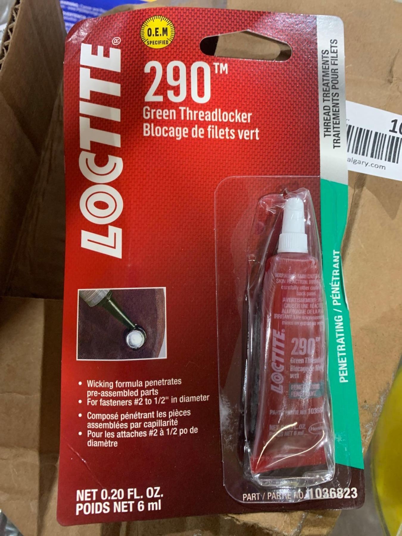 Loctite 290 Green Threadlocker 10x6ml