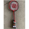 Image 1 : Lot of 4 Wilson Badminton Rackets