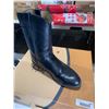 Image 1 : Justin Brands Black Melo Veal, Single Stitch Roper Style Boots Size 10EE