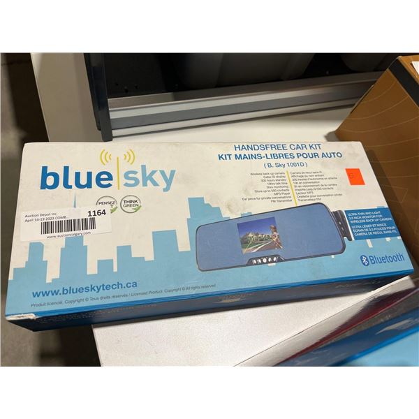 Blue Sky Hands Free Car Rearvew Mirror Kit