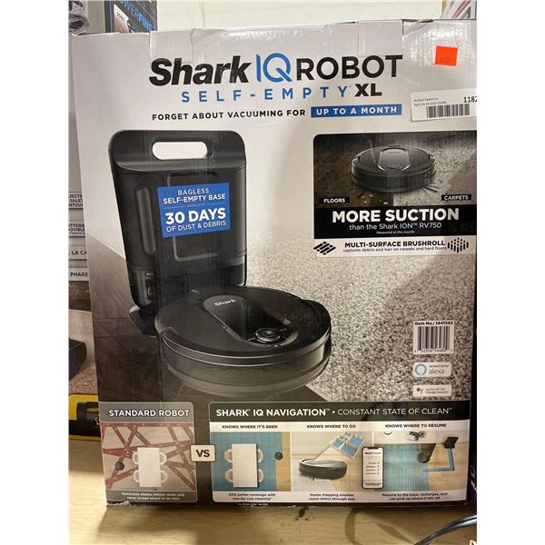 Sharl IQ Robot Vacuumwith Self Empty Docking Station