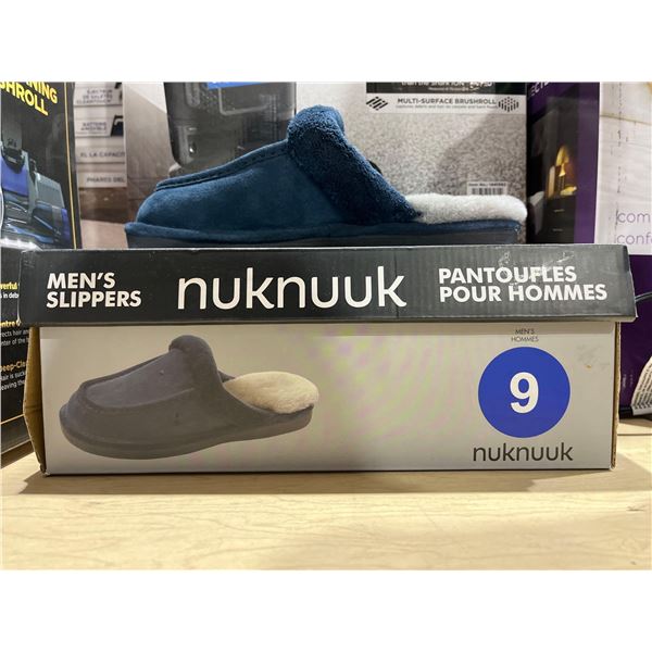 Nuknuk Men's Leather Slippers Size 9