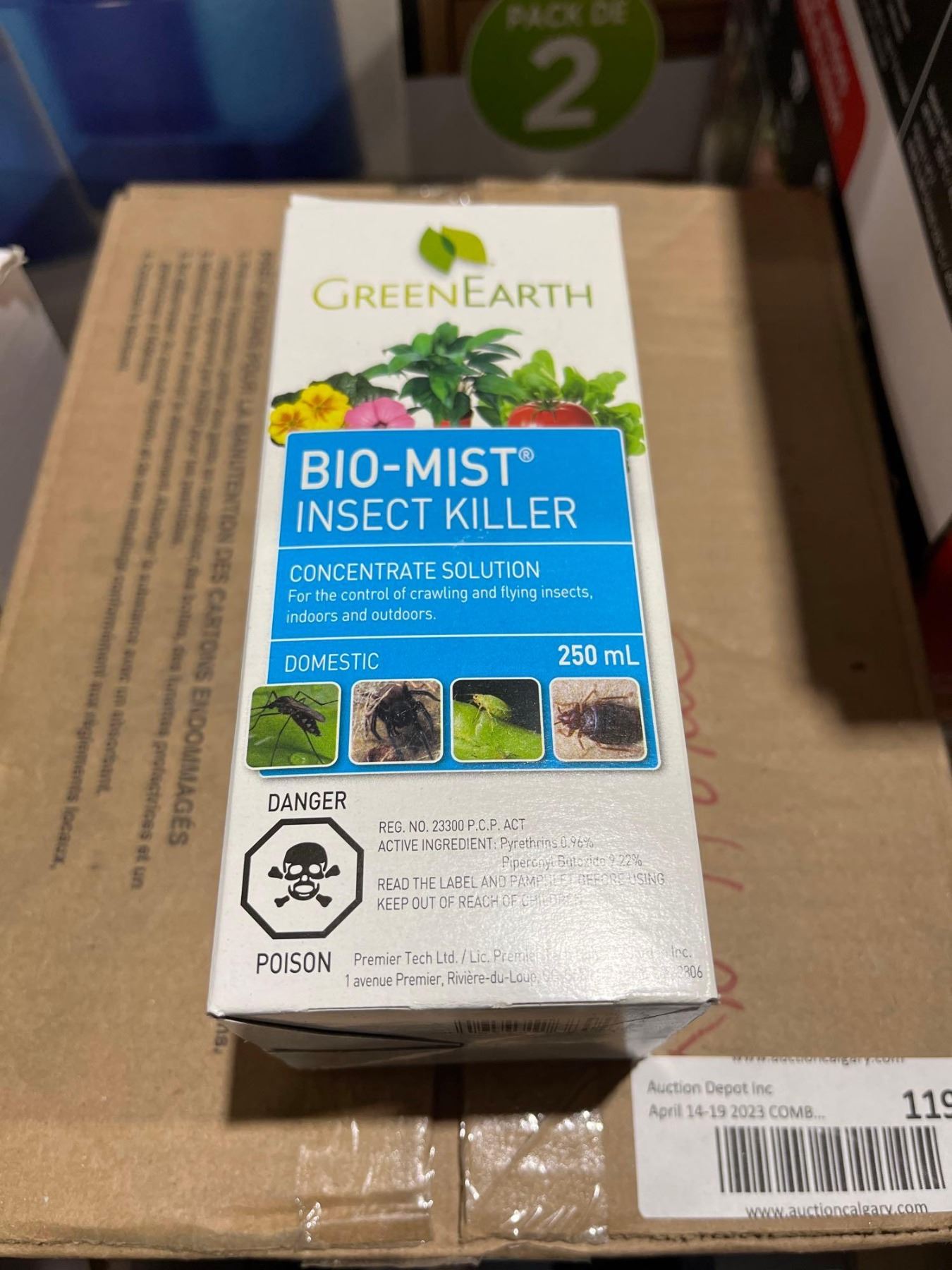 Bio-Mist Insect Killer Concentrate Solution 12x250ml