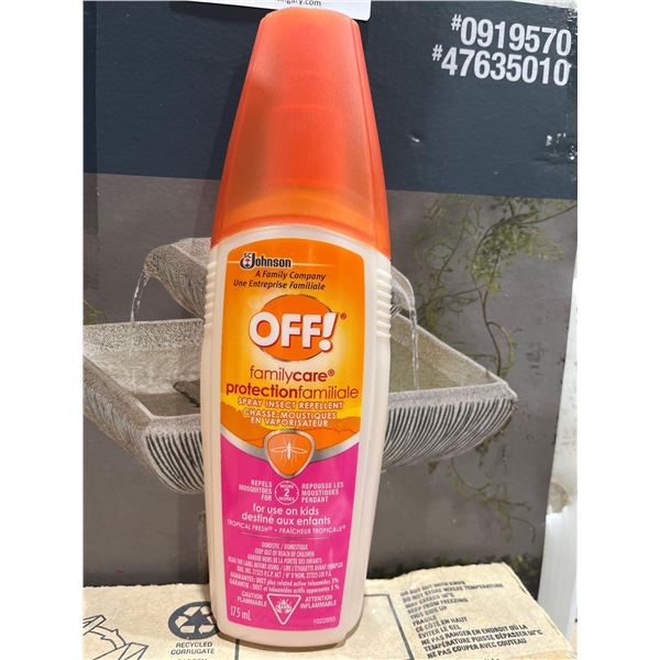 Johnson Off Family Care Spray Insect Repellent 12x175ml