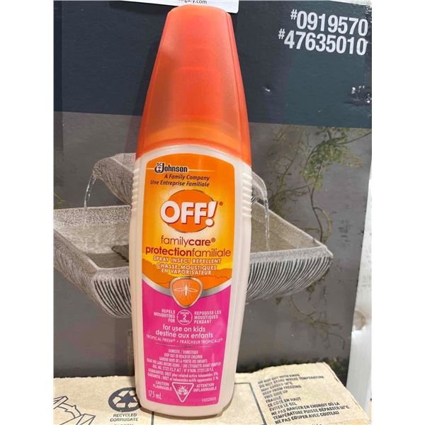 Johnson Off Family Care Spray Insect Repellent 12x175ml