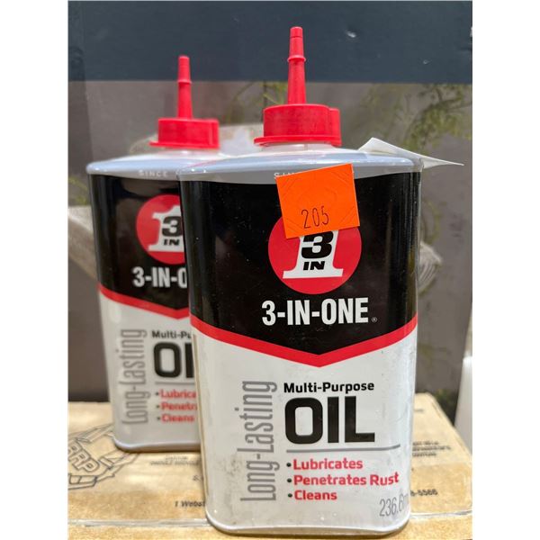 3-IN-1 Long Lasting Multi Purpose Oil 2 x 236.6ml