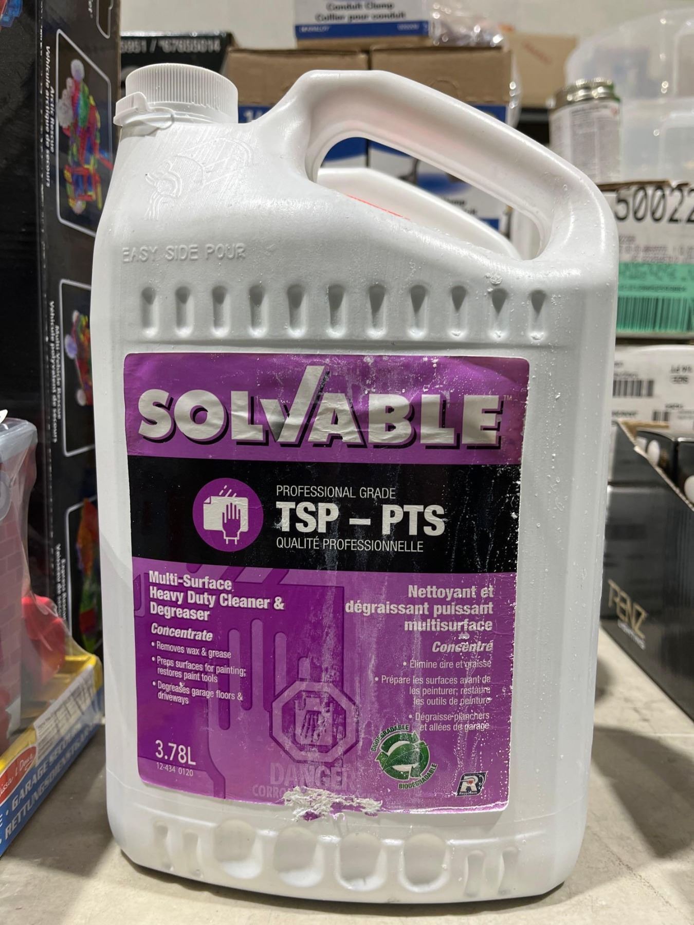 Solvable Liquid TSP Multi Surface Heavy Duty Cleaner & Degreaser 3x3.78L