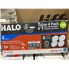Image 1 : Halo 4" Direct Ceiling Mount Ultra thin Downlights - 4 pack