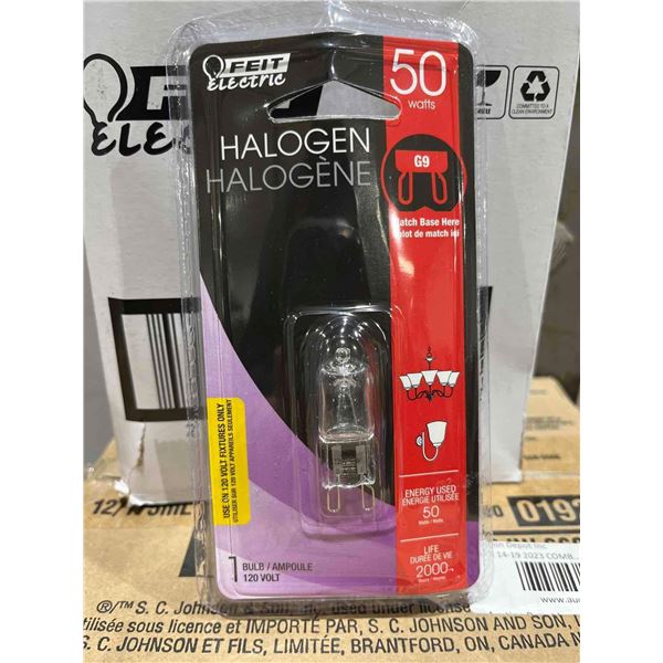 Feit Electric Halogen Bulbs - 50 W - 24 Count