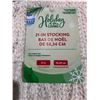 Image 3 : Holiday Living 21" Stocking - White - Lot of 6