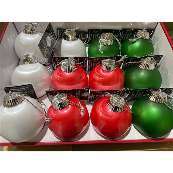 Holiday Living - Trim-A-Tree XL Lighted (Sun Down/up Technology) Round Bulbs - Lot of 12 Assorted Co