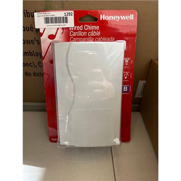 Honeywell Wired Chime for Doorbells - White