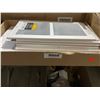 Image 2 : Box Lot of assorted White Wall Return Air Grills