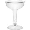 Image 1 : 6x20pc 10oz Disposable Plastic Margarita Glasses - Clear